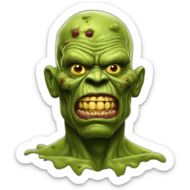 toxie from the toxic avenger sticker