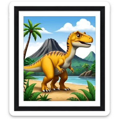 Jurassic park sticker