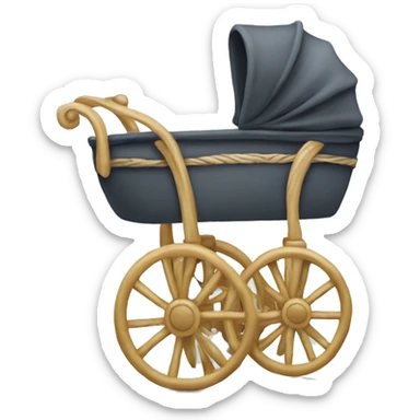poussette  sticker