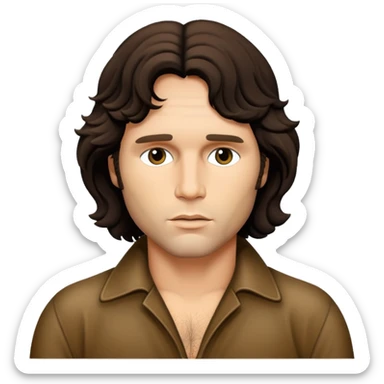 jim morrison sticker