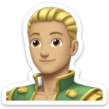 Enrico Pucci Jojo Bizar Adventures  sticker