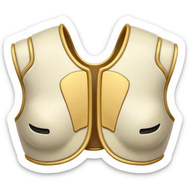 beije bone shoulder pads sticker