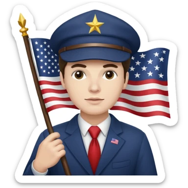 AF America first flag Nick Fuentes  sticker