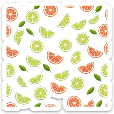 Clean, crisp, 4k hd, 8000x8000  playful seamless pattern print design in Cerulean, Lime, Coral colors sticker
