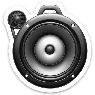 loudspeaker sticker