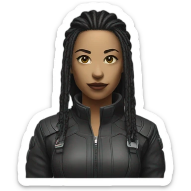 rebecca from cyberpunk edgerunners sticker