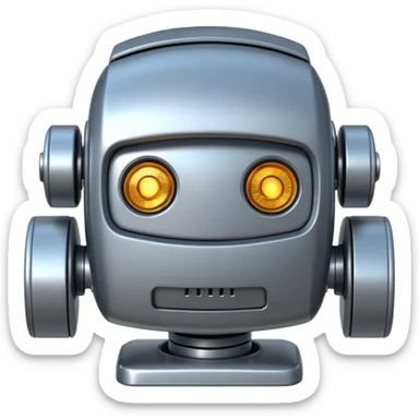 pricetag on robot sticker