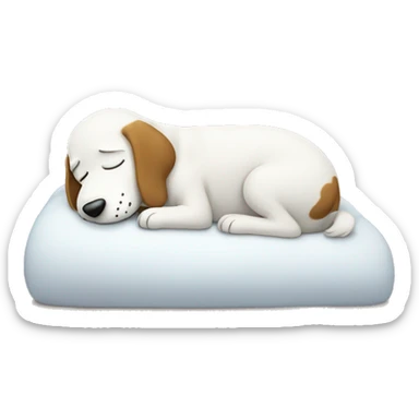 sleeping snoopy sticker