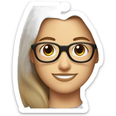 batman and robin where batman smiles and weares glasses and robin is female with long light brown hair sticker