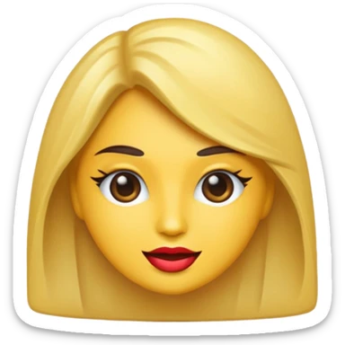 Diva emoji sticker