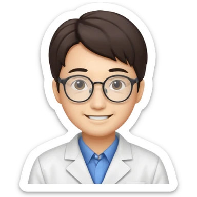 japanese scientist sticker