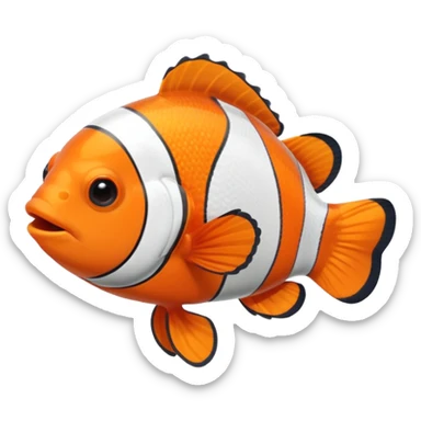 Nemo clownfish sticker