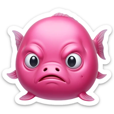 Blob fish   sticker