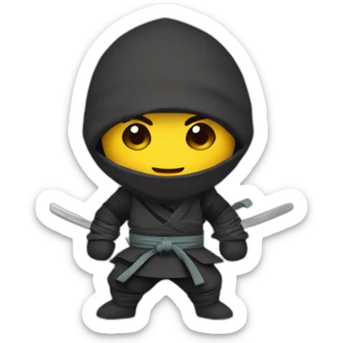ninja peau mate sticker