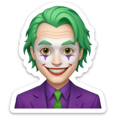 Joker Villain sticker