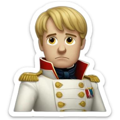 Napoleon depressed sticker