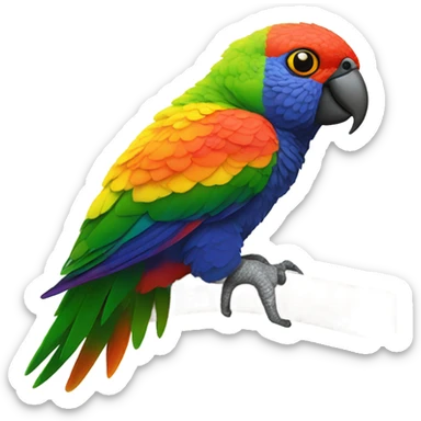 rainbow lorikeet sticker