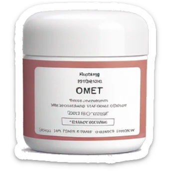 hydrating cream pot with label sticker