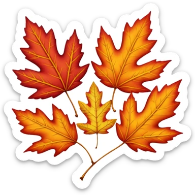 Autumn sticker