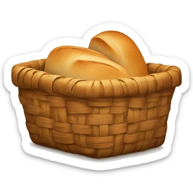 Cute Bread basket sticker