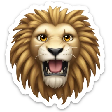 lion eagle mythical creature sticker