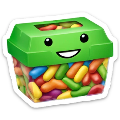 Mike and Ike's candy box sticker