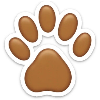 Cat paw sticker