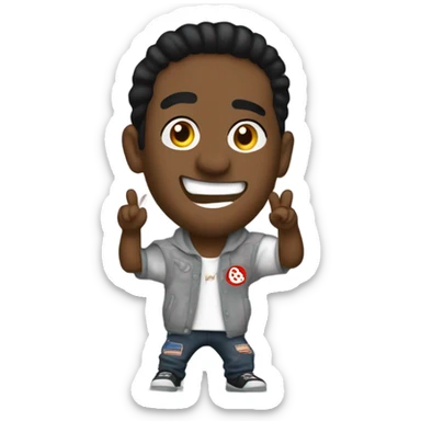 travis scott fan who is very short and hispanic  sticker