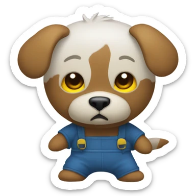 Peluche disparando sticker