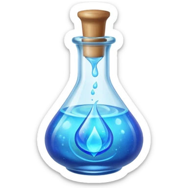 Potion – Glass vial filled  sticker