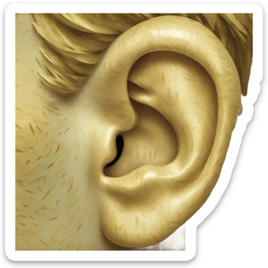Van gogh’s ear sticker
