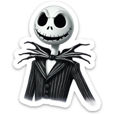 Jack skellington sticker