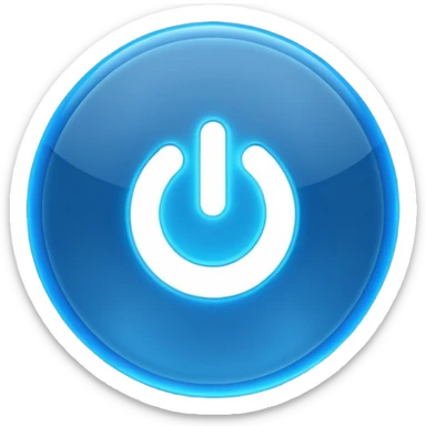 blue pinpoint sticker