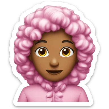 pink christmas sticker