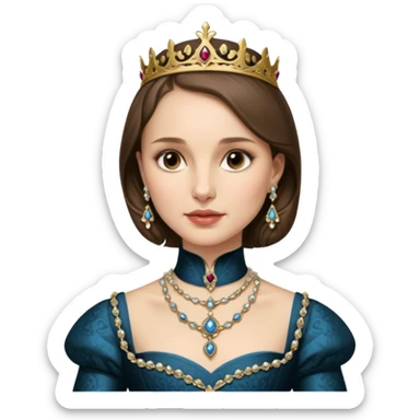 natalie portman as anne boleyn from the other boleyn girl sticker