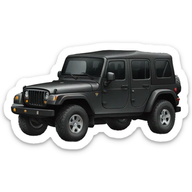 black thar car sticker