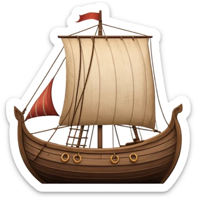 Barco vikingo sticker