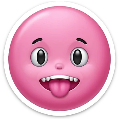 Chicle rosado sticker