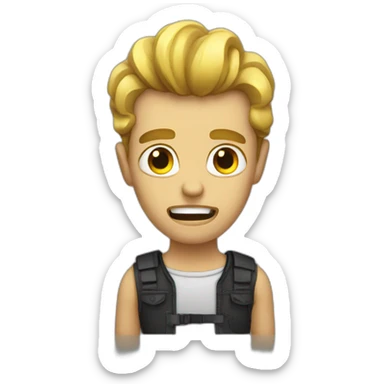 Amercian psycho sticker