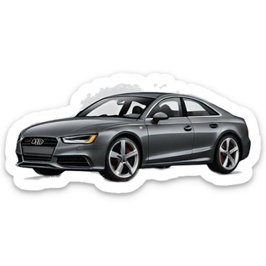 audi' sticker