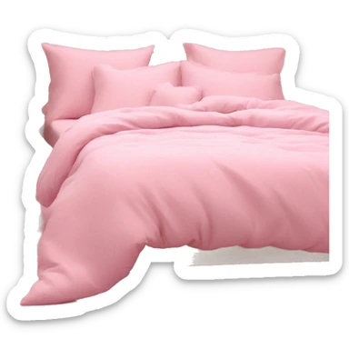 Pink bedding  sticker