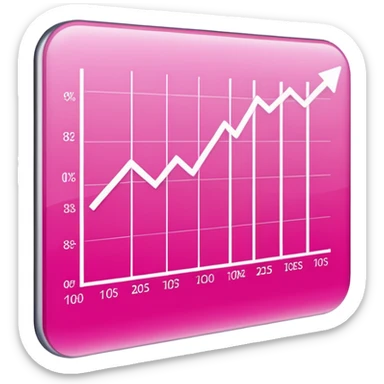 pink graphic stats sticker