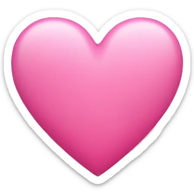 Pink heart sticker
