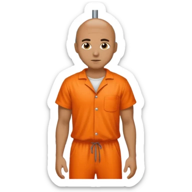 prison cell with a guy sticker