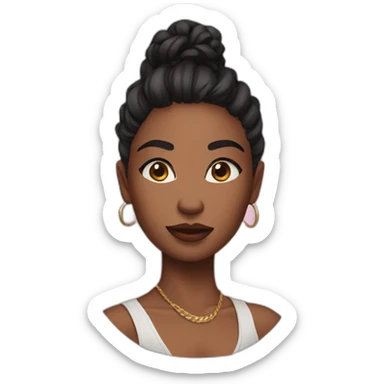 Instagram baddie sticker