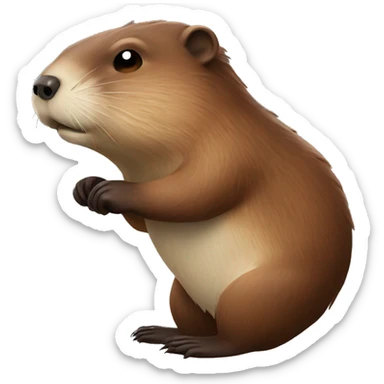 Beaver+wing sticker
