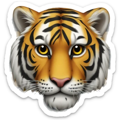 Tiger flag Sri lanka sticker