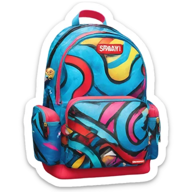 Sprayground backpack sticker