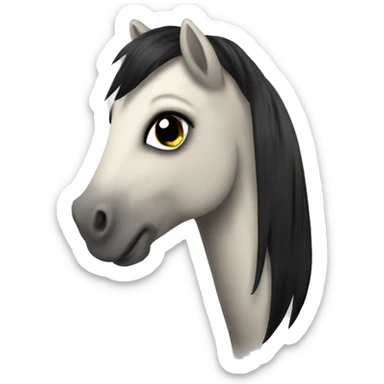 Pony salvaje sticker