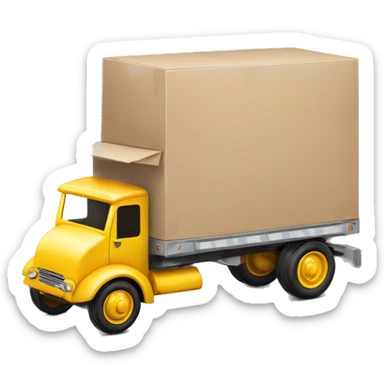 Toy Very large 1933 mover’s moving truck sticker